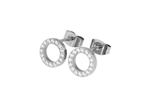 Alma earrings steel