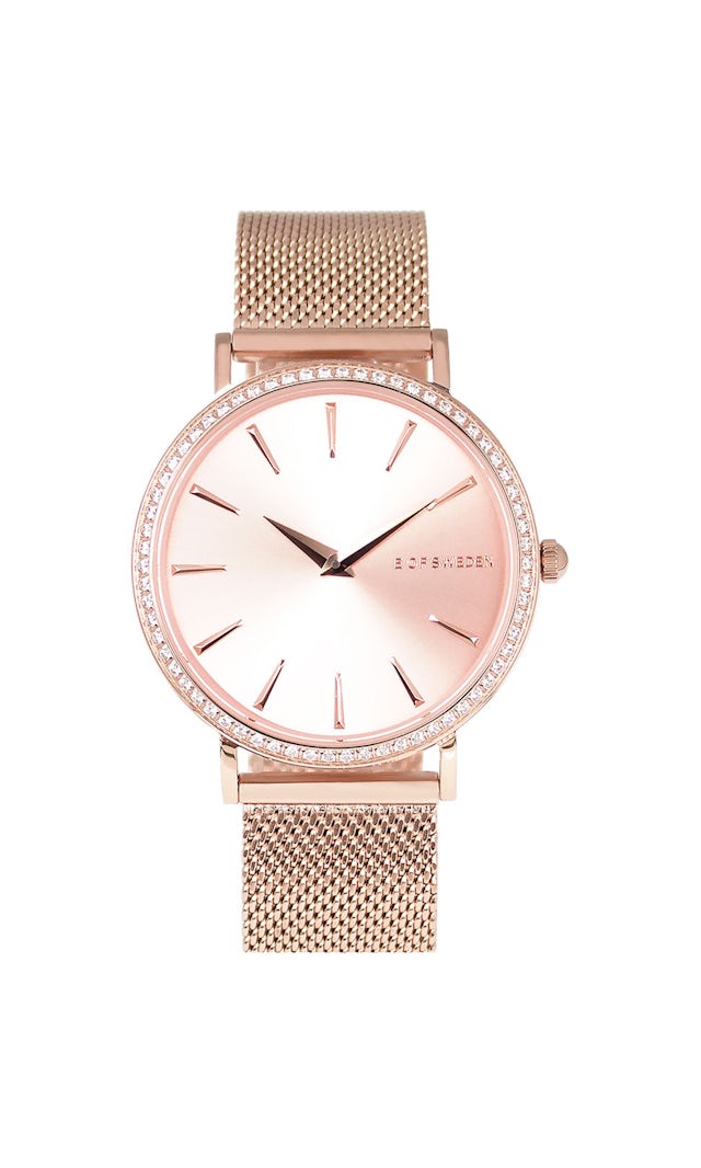Crystal rose  watch
