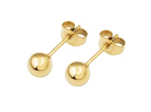 Tova earrings gold 5mm