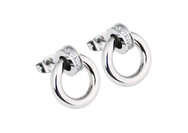 Selma earrings steel