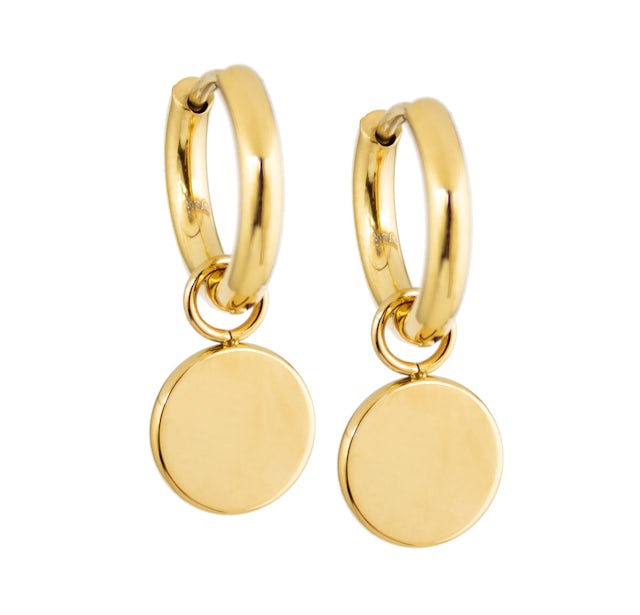 Polly earrings hoop gold