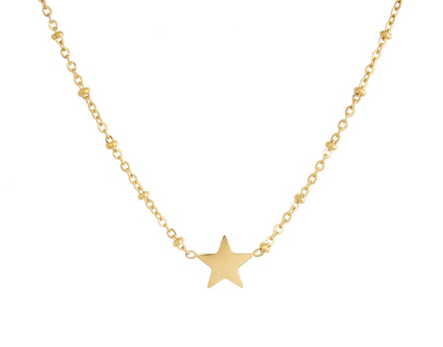 Star necklace gold