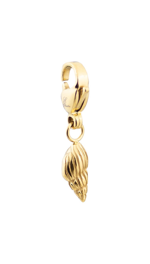 Conch shell  charm gold