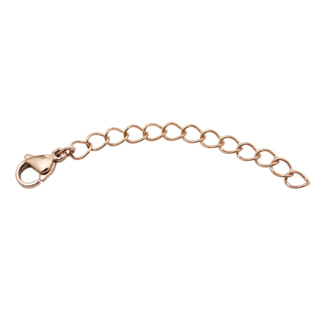 Extension chain 5cm rose