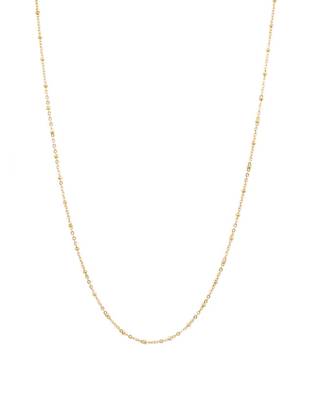 Signe necklace guld 47-52cm