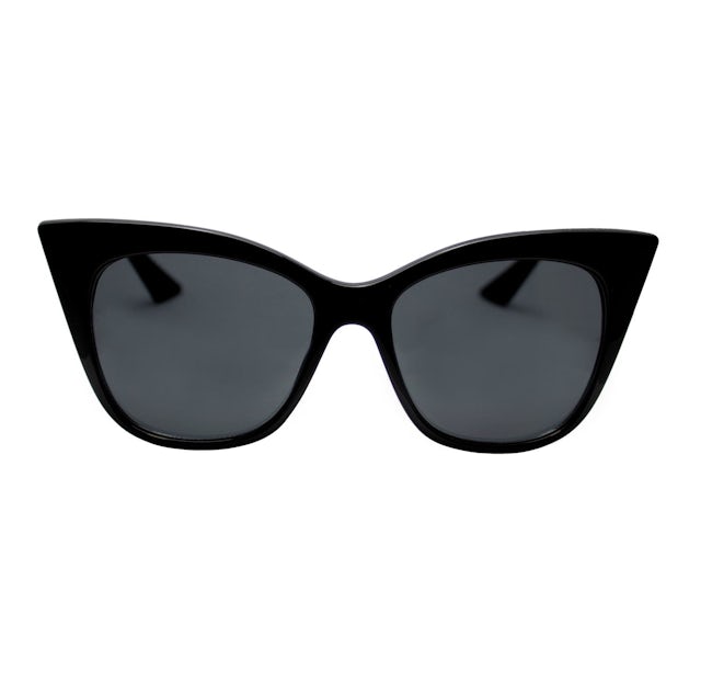 Cat eye solglasögon svart