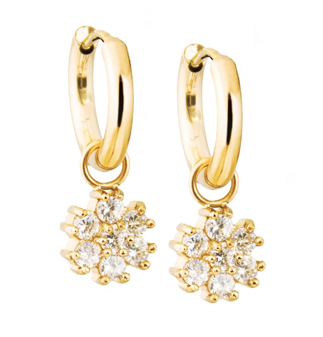 Clara earrings hoop gold