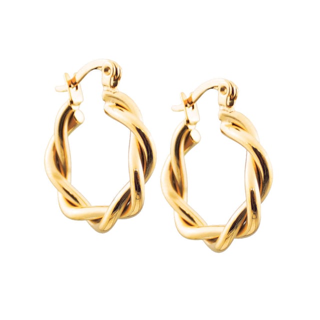 Hedvig earrings hoop gold