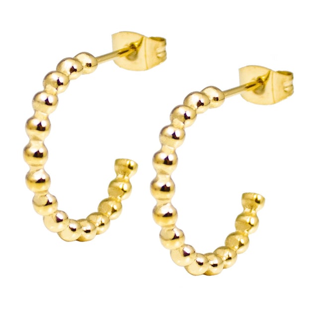 Sally earrings hoop gold