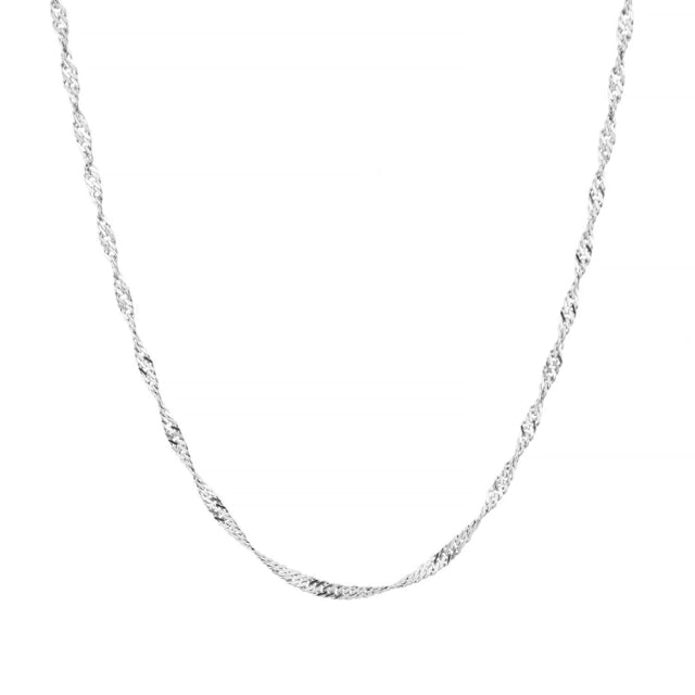 Silvia halsband stål 40-45cm
